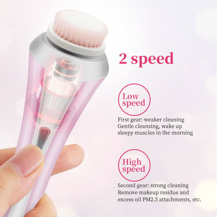 💖🧼 Multifunctional Facial Cleaner Electric Massage Instrument | Rechargeable Deep Cleansing Device