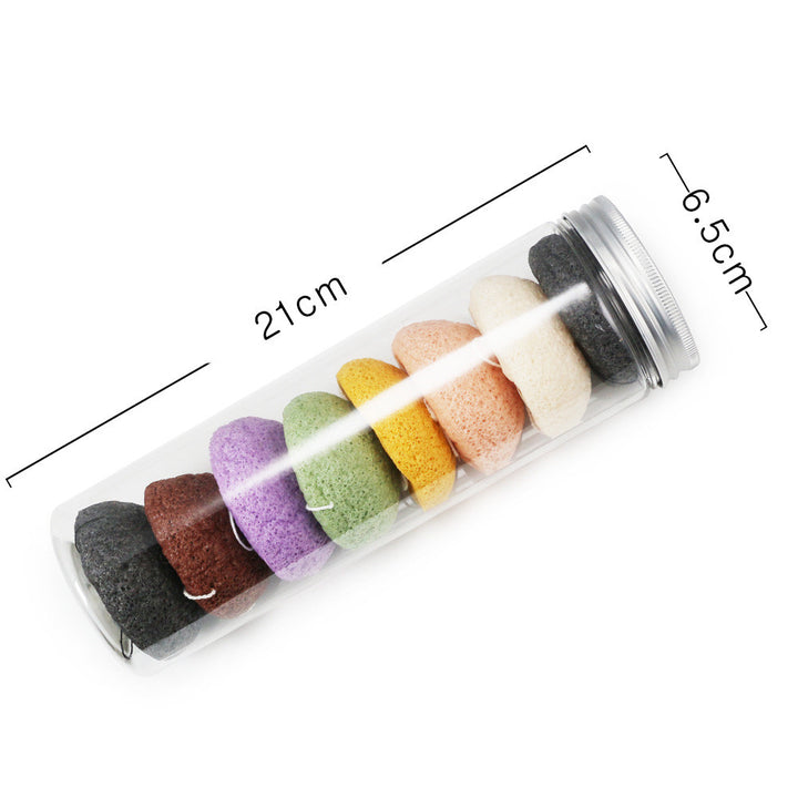 🌿💧 Konjac Plant Face Cleansing Puff | Eco-Friendly Facial Cleanser Sponge Set