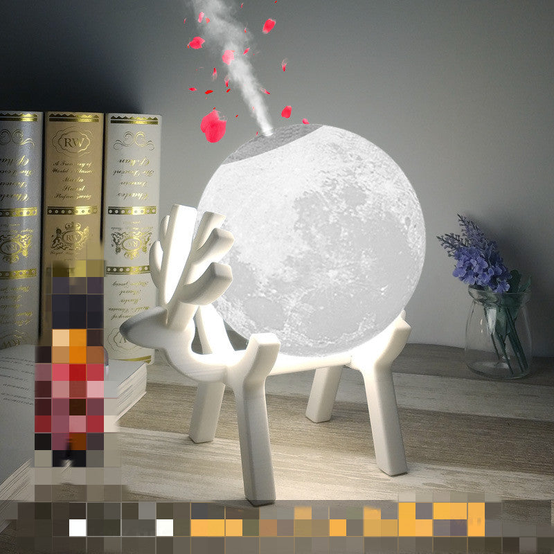 🌙💧 Moon Light Humidifier | Aromatherapy Night Lamp INS Style ✨