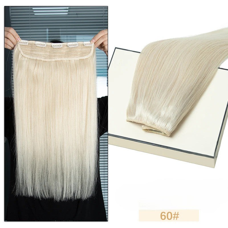 Blonde Clip-In Hair Extensions – 100% Remy Human Hair, 22 Inch, 100g, Add Volume & Length, Natural Machine-Made Weft