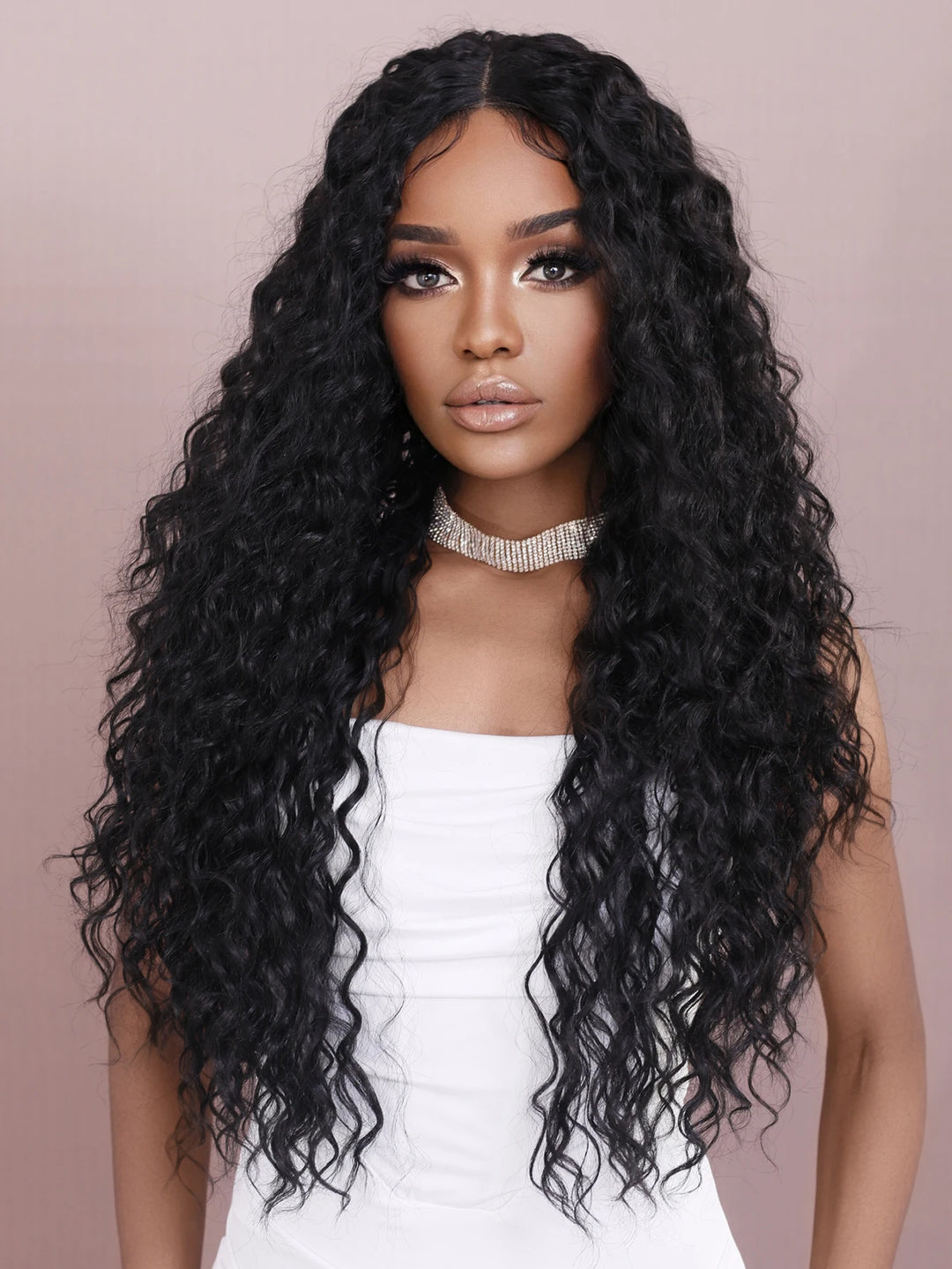Black Blonde Lace Front Wigs Afro Curly Hair for Black Women Middle Part Water Wavy Wig Kanikaron Synthetic Hair Wig