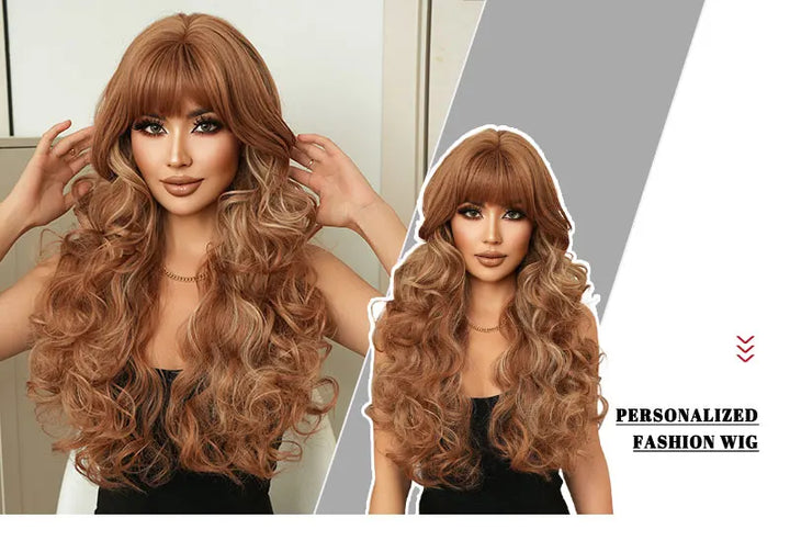 28-inch Layered Long Straight Black Middle-Parted Synthetic Matte Hair Wig for Women, Heat Resistant.