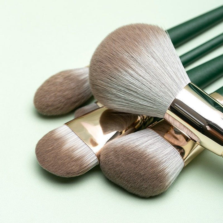 ✨ Women’s Fashion 14-Piece Makeup Brush Set — PU Packaging Beauty Tools 💄🐰🐱🐮