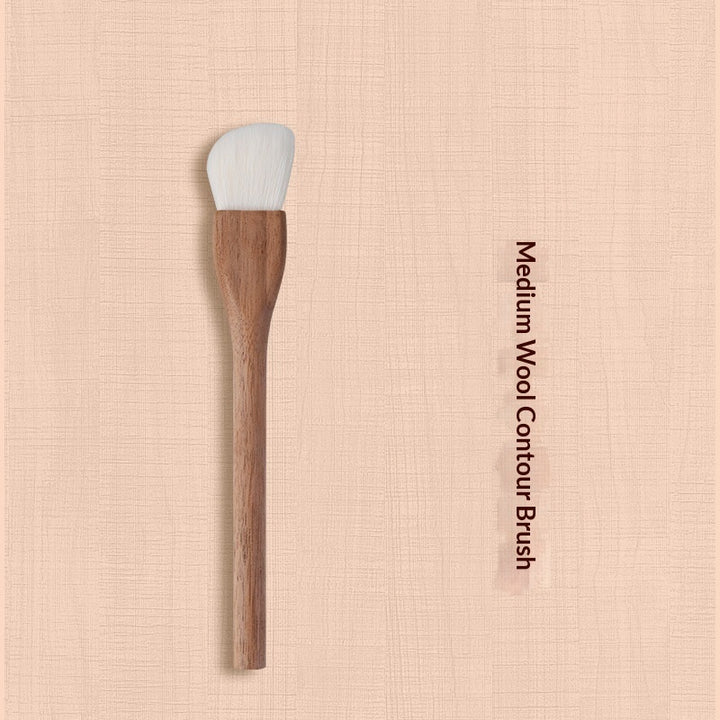 ✨ H Set Vintage Black Walnut Makeup Brush Set — 24-Piece Luxury Kit 💄🌿