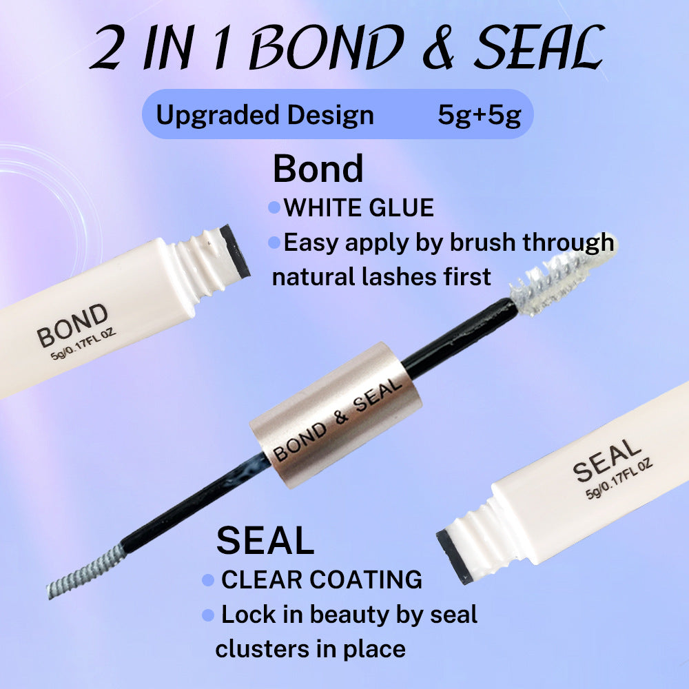 👁️✨ Self-Grafting Single Cluster Eyelash Set – DIY Lash Extension Kit
