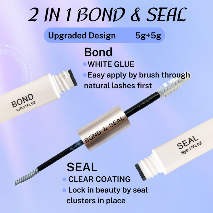👁️✨ Self-Grafting Single Cluster Eyelash Set – DIY Lash Extension Kit