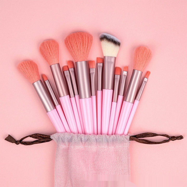 ✨ Portable Complete Makeup Brush Set — Multi-Color Beauty Tools Kit 💄