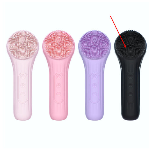 💖🧼 Heating Waterproof Deep Pore Cleansing Silicone Facial Device | Vibration Massage Beauty Tool