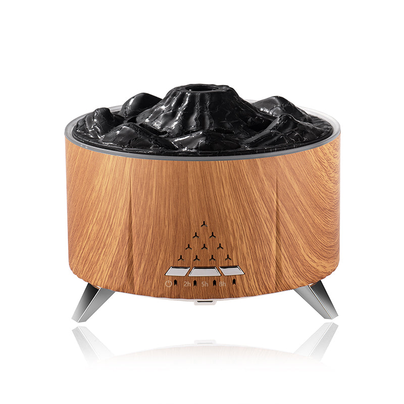 🔥🎶 Flame Aroma Diffuser with Bluetooth Speaker | Volcano Humidifier & White Noise Machine ✨
