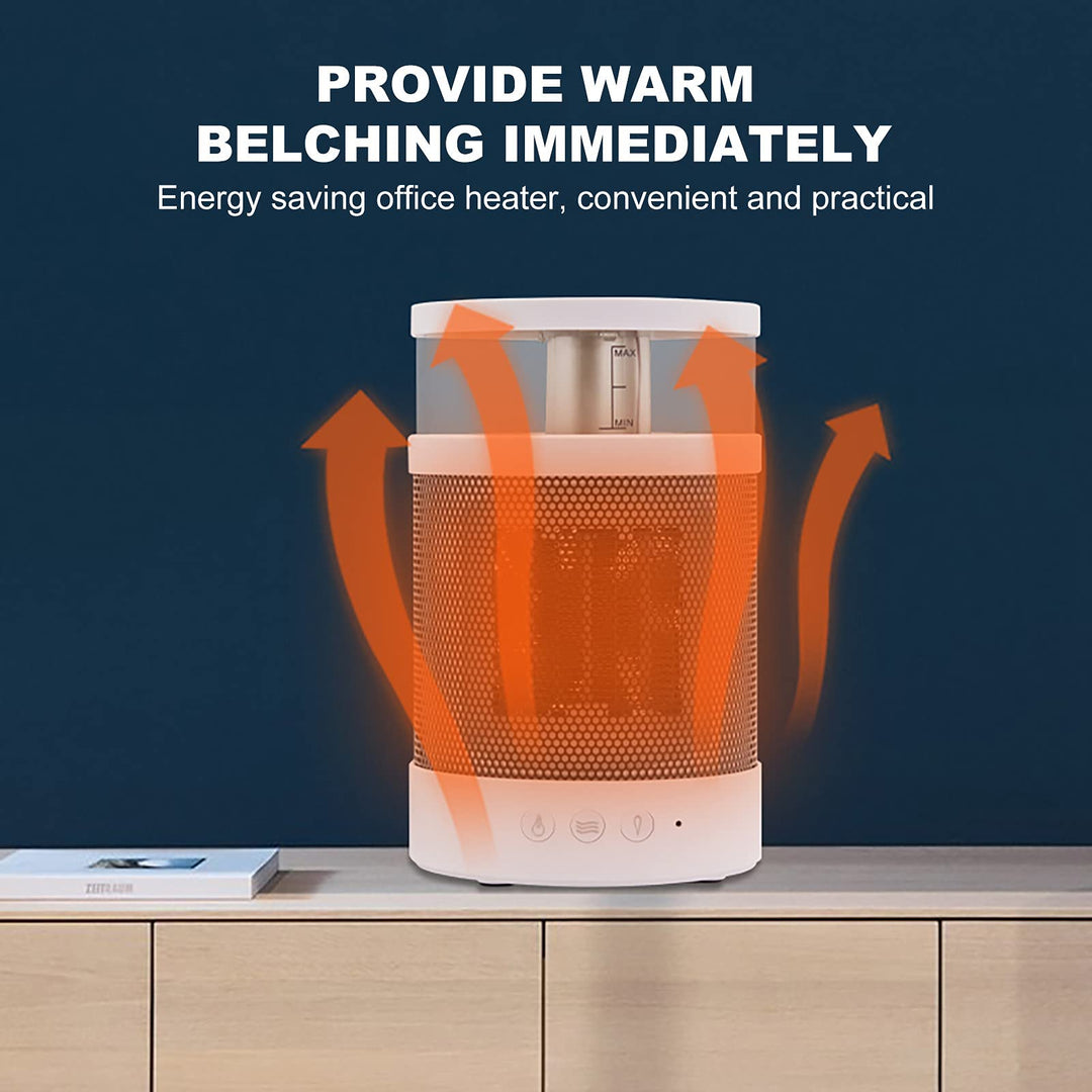 🔥💧 3-in-1 Space Heater | Fast Heating + Humidifier + Night Light 🌈