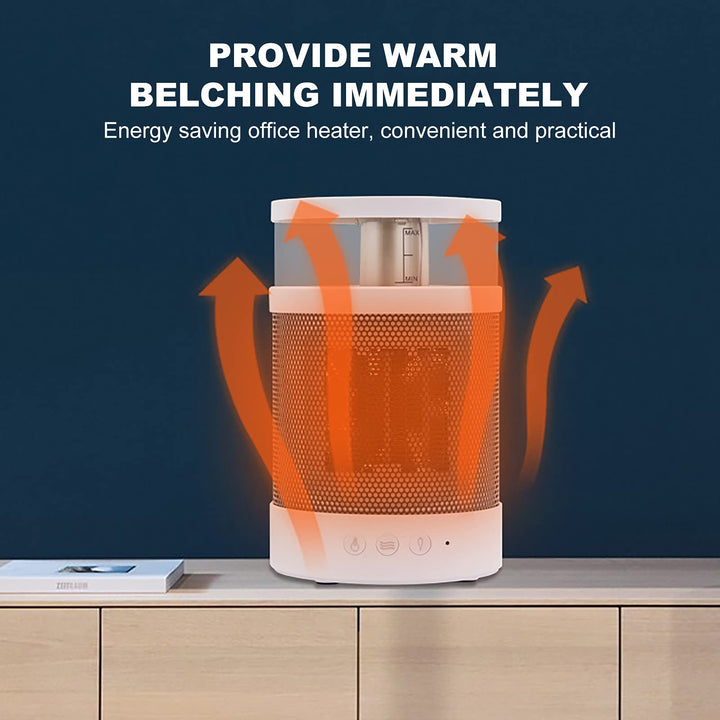 🔥💧 3-in-1 Space Heater | Fast Heating + Humidifier + Night Light 🌈
