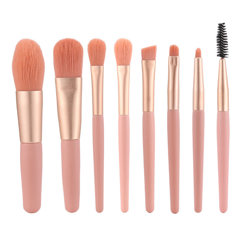 ✨ 8-Piece Makeup Brush Set — Face & Eye Essentials 💄