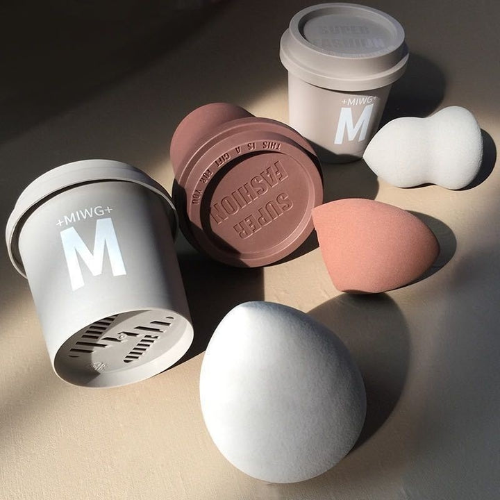 ☕💄 Coffee Canister Beauty Egg | Super Soft Wet & Dry Makeup Puff