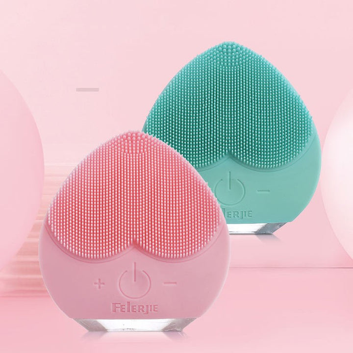 🧼💖 Electric Silicone Facial Cleansing Brush | Ultrasonic Pore Cleaner