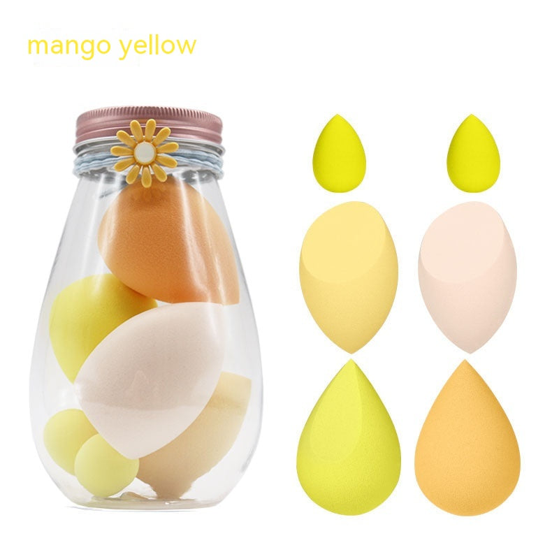 💄✨ Foreign Trade Makeup Puff | 7PCS Canned Drift Bottle Beauty Egg Set