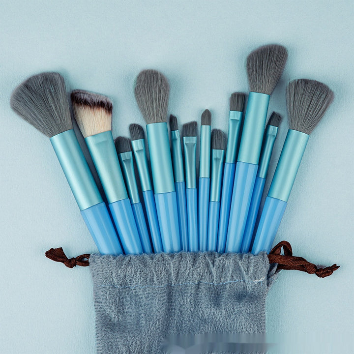 ✨ Portable Complete Makeup Brush Set — Multi-Color Beauty Tools Kit 💄