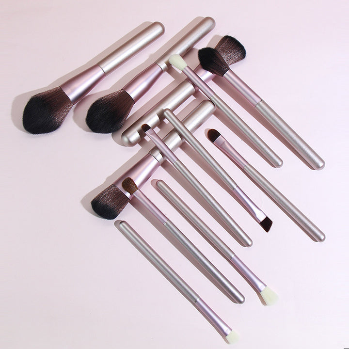 ✨ 12-Piece Small Grape Professional Makeup Brush Set — Super Soft Beauty Tools 💄🍇
