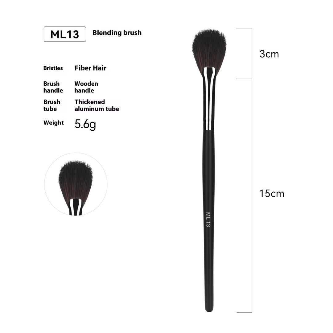 🖌️ 32-Piece Professional Makeup Brush Set – Wooden Handle Brushes with Leather Storage Bag 💄✨