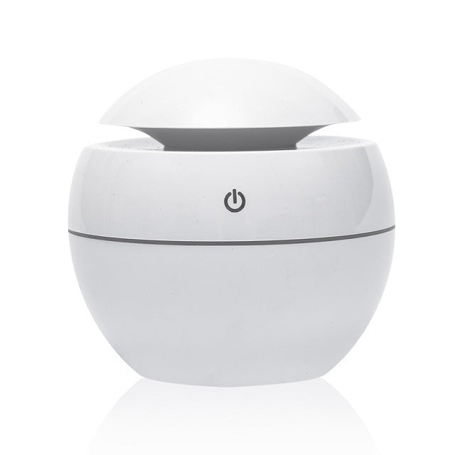 🍄💧 Eco-Friendly Mushroom Head Mini Humidifier | Wood Grain Ultrasonic Air Moisturizer ✨