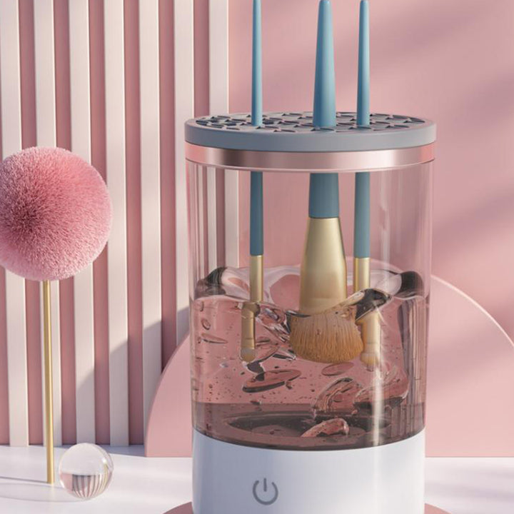 ✨ Portable Electric Makeup Brush Cleaner — USB Automatic Cleaning Machine 💄🧼⚡