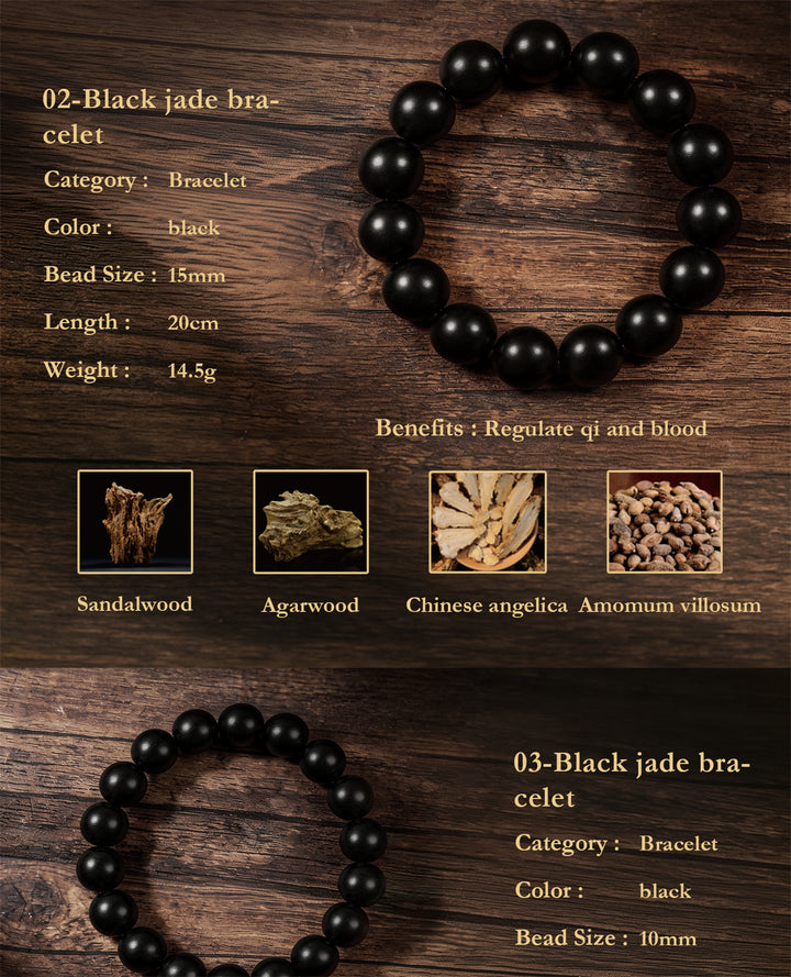 Chinese Herbal Bead Bracelet – Lightweight Wellness Jewelry