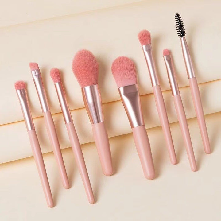 🍬✨ Eight Macaron Makeup Brush Eye Detail Set 💄