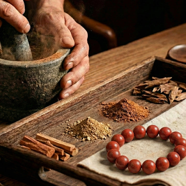 Chinese Herbal Bead Bracelet – Lightweight Traditional Wellness Jewelry