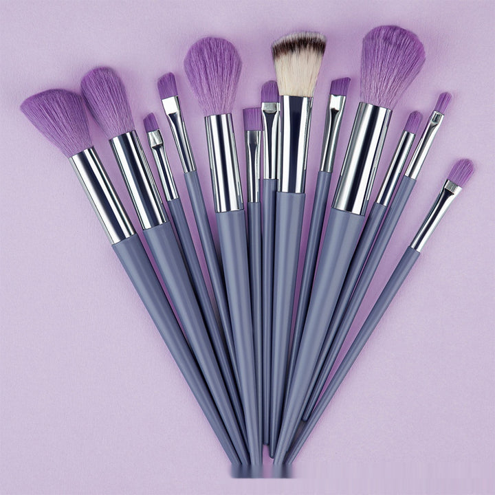 ✨ Portable Complete Makeup Brush Set — Multi-Color Beauty Tools Kit 💄