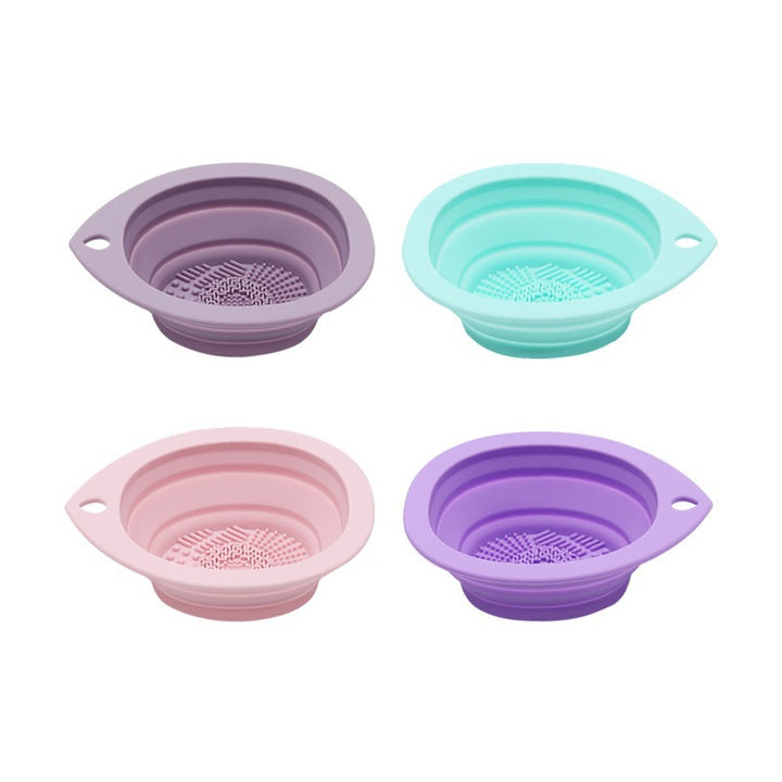 ✨ Folding Silicone Makeup Brush Cleaning Pad — Beauty Washing Tool 💄🧼