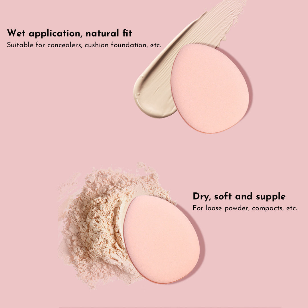 🥚💄 Mini Finger Makeup Puff Set – Professional Concealer & Foundation Cushion Sponge (Travel Size Beauty Tool)