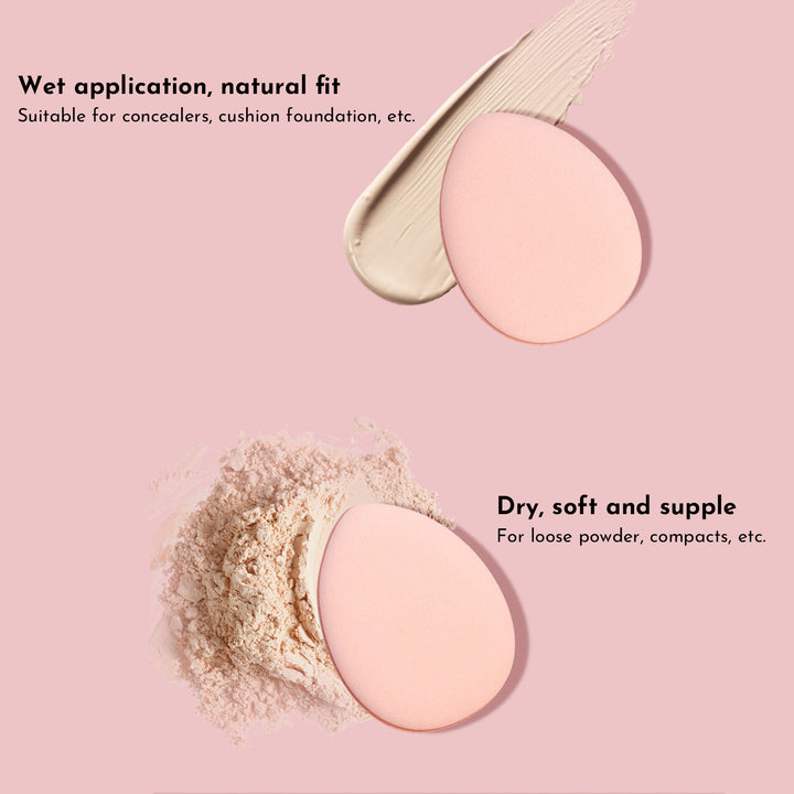🥚💄 Mini Finger Makeup Puff Set – Professional Concealer & Foundation Cushion Sponge (Travel Size Beauty Tool)