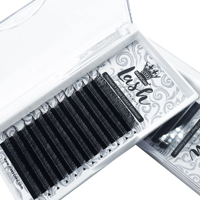👁️✨ Soft & Comfortable Y-Shaped Planting Grafting Eyelashes – Imported Fiber Lash Extensions