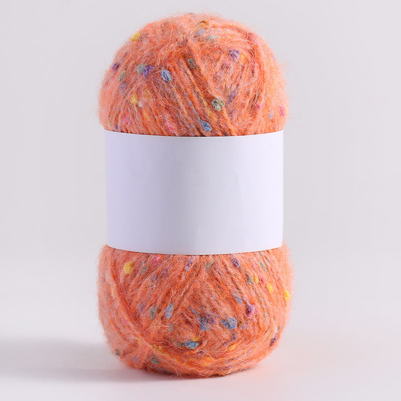 Colored Mohair Knitting Yarn – Soft Hand Woven Mohair Thread for Sweaters, Scarves & DIY Crafts