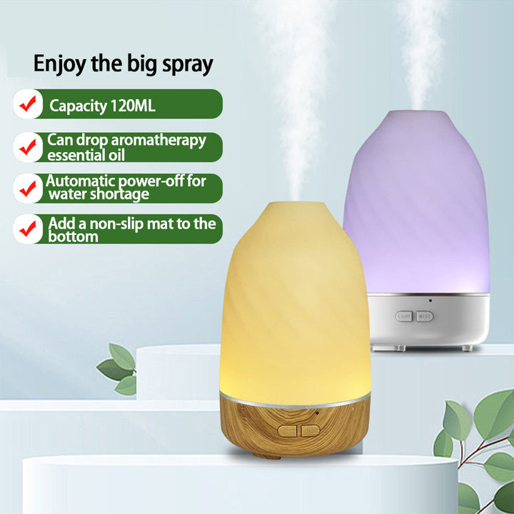 🌈💧 Ultrasonic Aromatherapy Humidifier Lamp | Colorful Mist Spray Incense Machine ✨