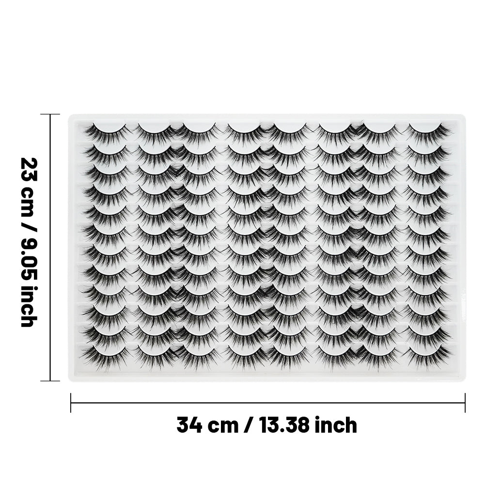 👁️✨ 3D Multi-Layered False Eyelashes – Soft Realistic & Comfortable Reusable Lashes