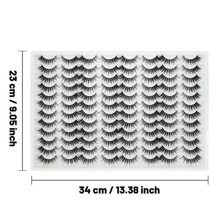 👁️✨ 3D Multi-Layered False Eyelashes – Soft Realistic & Comfortable Reusable Lashes