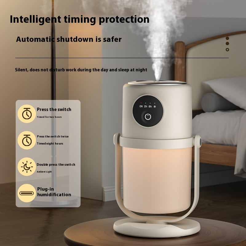 💧🌙 Smart Home Large Capacity Humidifier | USB Mute Night Light Atomizer ✨