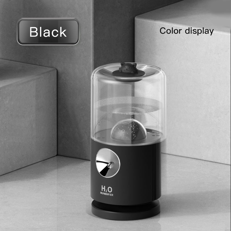 🌙💧 Smart Rotary Projection Humidifier | Mini Aroma Mist Diffuser ✨🌿