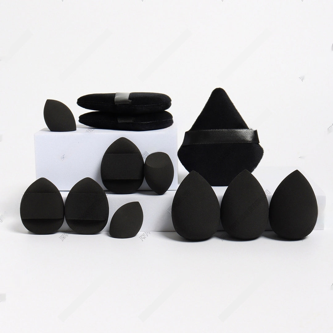 🥚💄 12-Piece Makeup Sponge Puff Set – Soft Beauty Blender Kit (Wet & Dry Use)