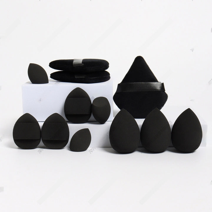 🥚💄 12-Piece Makeup Sponge Puff Set – Soft Beauty Blender Kit (Wet & Dry Use)