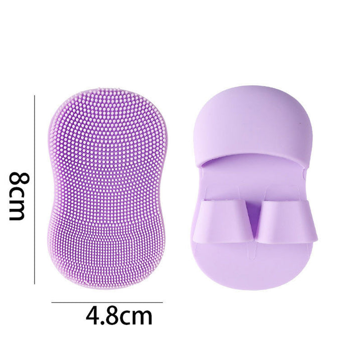 🧼💖 2PC Silicone Face Scrubber Set | Mini Facial Brush Exfoliating Finger Pads