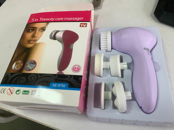💖🧼 Five-in-One Facial Cleansing Instrument | Electric Rotating Facial Massager & Deep Clean Device