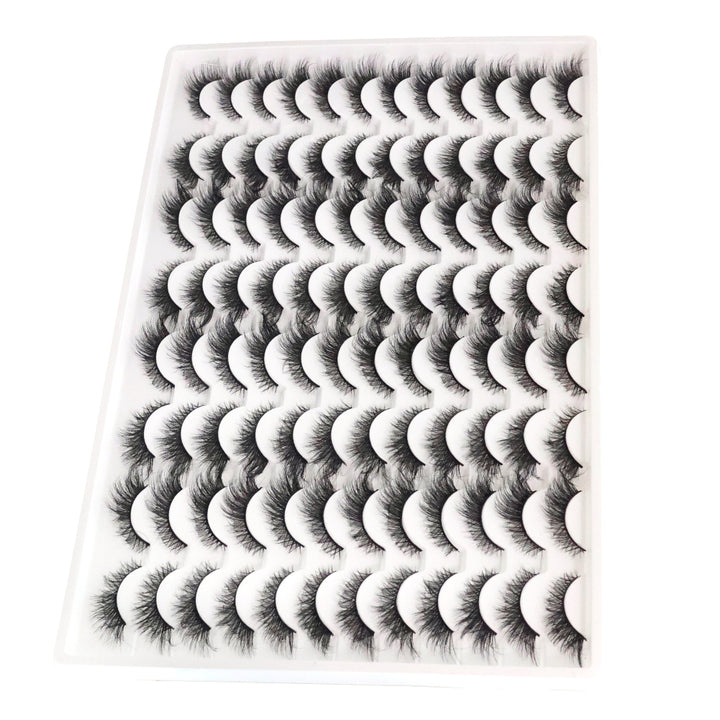 👁️✨ 3D False Eyelashes – Multi-Layered, Realistic, Soft & Comfortable Lashes
