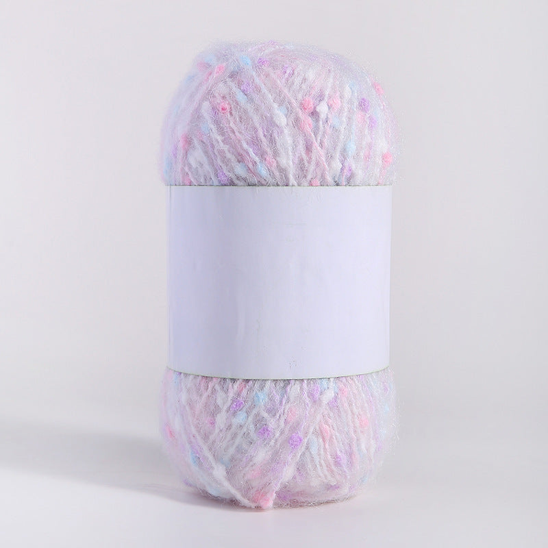 Colored Mohair Knitting Yarn – Soft Hand Woven Mohair Thread for Sweaters, Scarves & DIY Crafts
