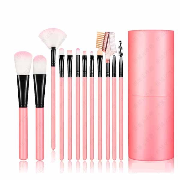 ✨ High-Grade 12-Piece Oval Barrel Makeup Brush Set 💄