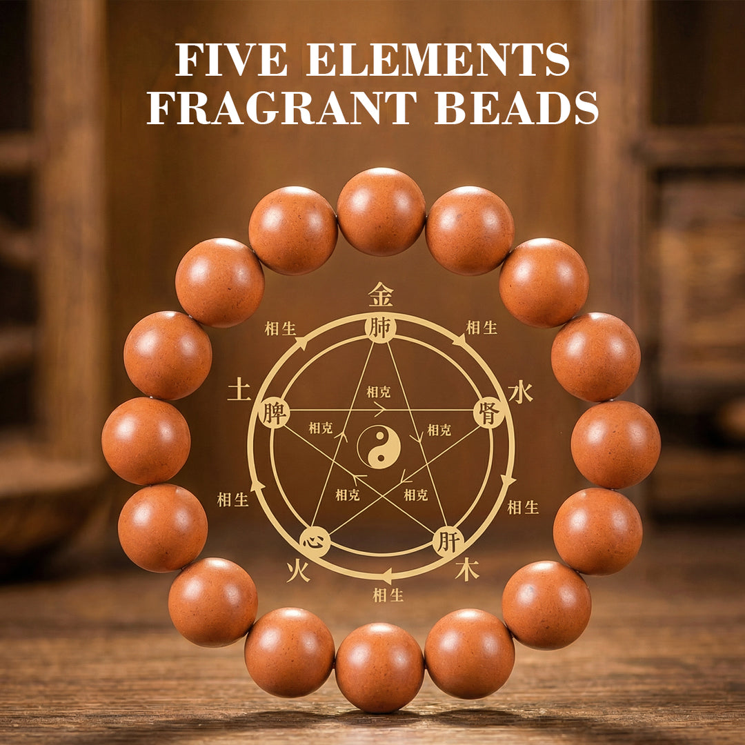 Chinese Herbal Bead Bracelet – Lightweight Wellness Jewelry