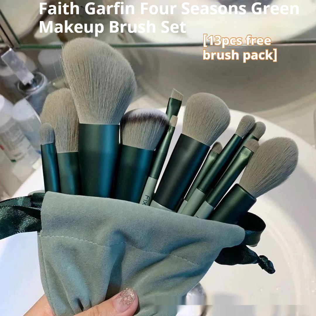 ✨ Portable Complete Makeup Brush Set — Multi-Color Beauty Tools Kit 💄