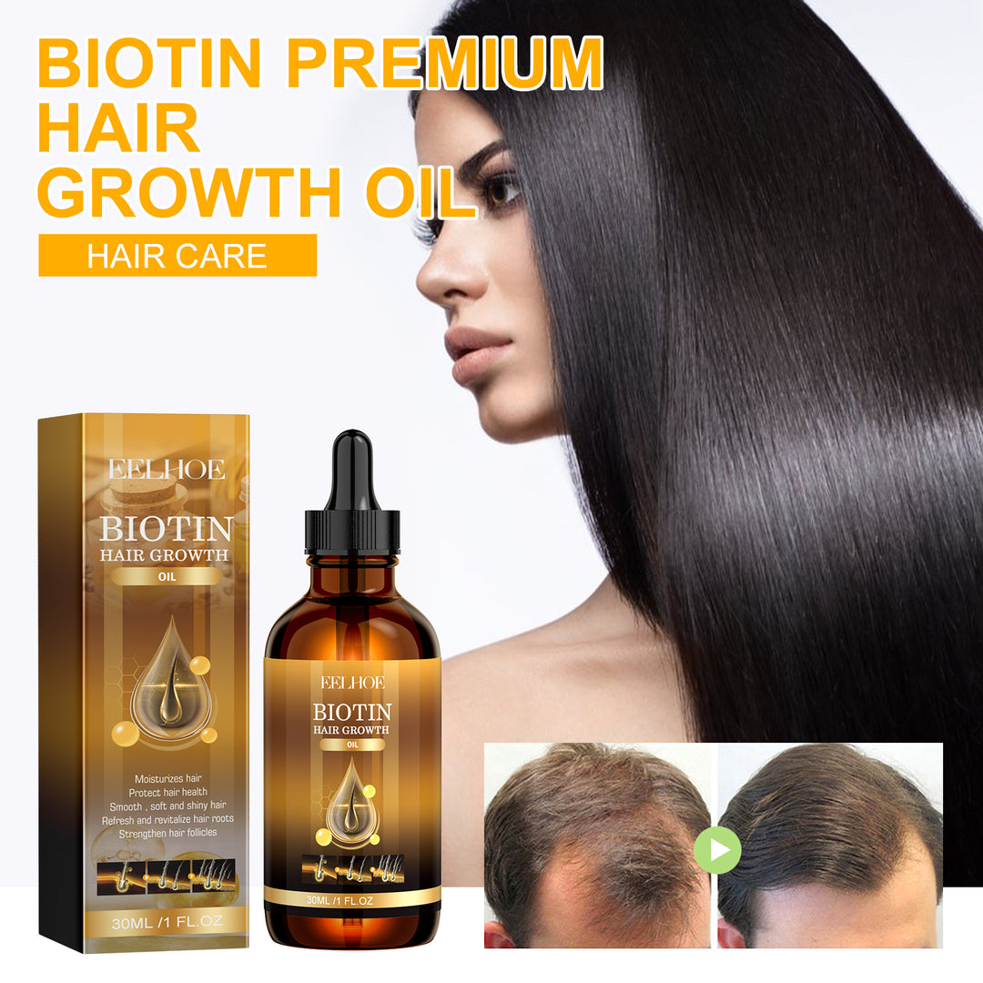 ✨ Nourishing & Soothing Hair Care Essential Oil — Biotin Formula 💆‍♀️🌿