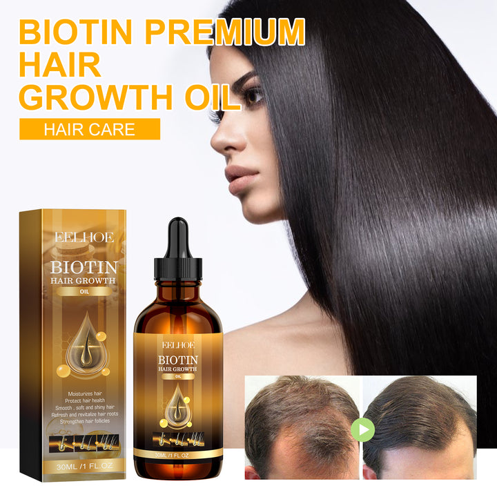 ✨ Nourishing & Soothing Hair Care Essential Oil — Biotin Formula 💆‍♀️🌿