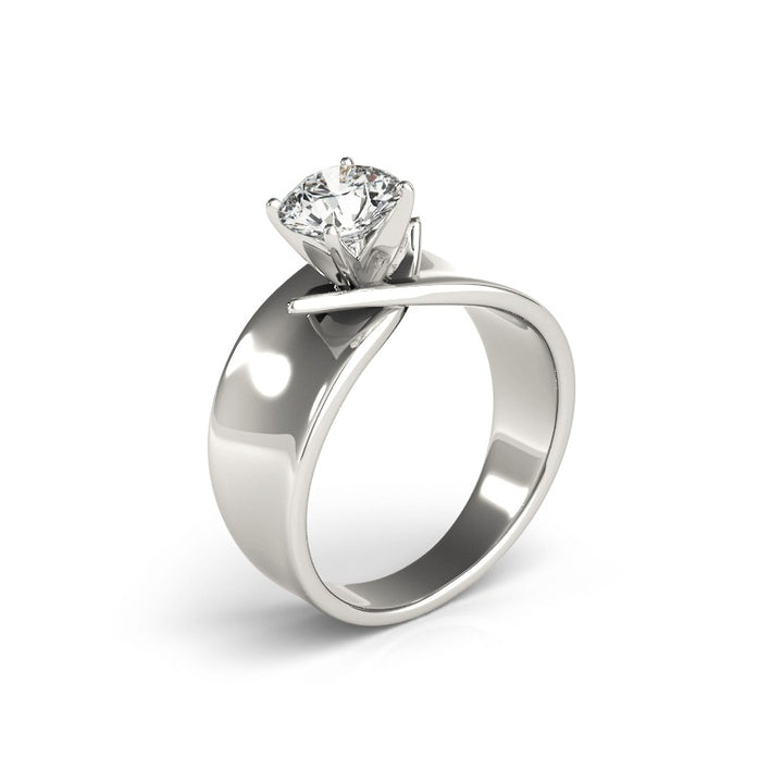 925 Sterling Silver Zircon Ring – Classic Elegant Women’s Jewelry